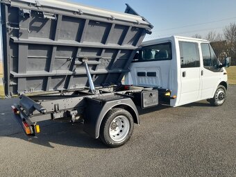 Ford Transit double kabina + 3 stranný sklápěč 2.4 TDCI - 9