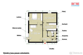 Prodej bytu 3+1, 81 m², Rokycany, ul. Boženy Němcové - 9