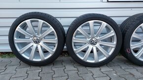 Alu kola vw Tiguan R line 5x112 r19 letní pneu - 9