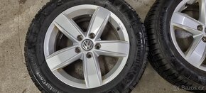 Alu kola VW 5x112 6,5x16 ET42 215/60r16 Continental zimní - 9