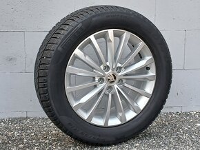 Zimní orig alu kola Škoda Kodiaq Pirelli 235/55/18 7mm - 9