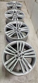 5x100 škoda SCALA R18 disky ZANOVNI STAV - 9