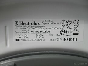 PRAČKA S PÁROU ELECTROLUX S VELKOU NÁPLNÍ 10KG,A+++,INVERTOR - 9