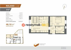 Prodej novostavby bytu Roland 2+kk, 58 m2, Hodonín - 9