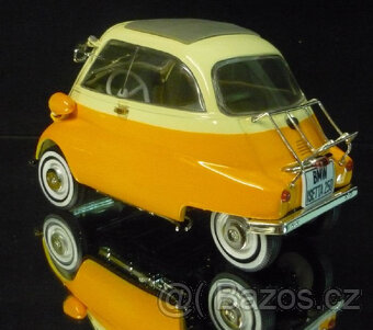 Model 1:18 BMW Isetta 1960 Red/White Schuco - 9