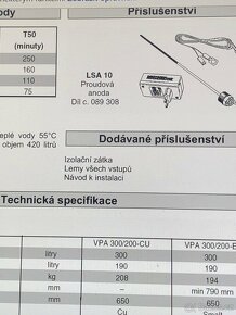 Elektr. patrona s termost. pro zásobník NIBE k TČ - 9