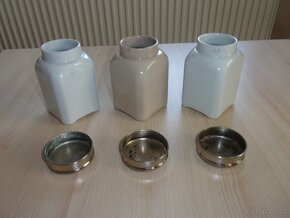 3x STARÁ PORCELÁNOVÁ KOŘENKA - zn. DITMAR URBACH - 9