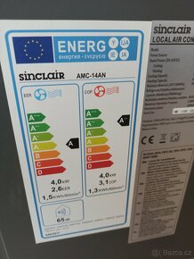 Mobilní klimatizace Sinclair AMC-14AN s funkcí topení - 9