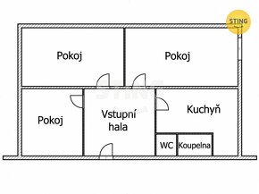 Byt 3+1 s balkonem, 130993 - 9