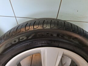 Alu kola R16 5x120 BMW + letní pneu 205/55/16 Pirelli - 9