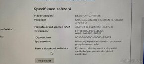 Herní počítač i5-12600k,48GB DDR4,RTX 3060/8GB/M2/1TB - 9