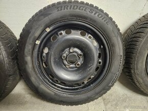 Kola VW/Škoda 6Jx15 ET43 + zimní pneu Blizzak 185/60R15 - 9