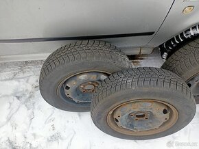 Sada pneu 165/70R14 na diskách škoda 5x100 - 9