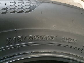 4x "NOVÉ" 215/65 R16 Letí pneu Bridgestone Turanza T005 - 9