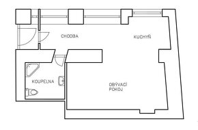 Nabízím pronájem bytu 1+kk Choceň - 9