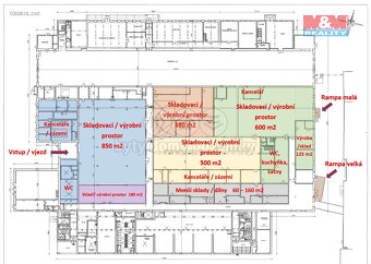 Pronájem skladu, 380 m², Jirkov, ul. Mostecká - 9