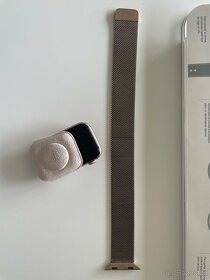 Apple Watch series 4 40 mm rose gold + Milansky tah reminek - 9