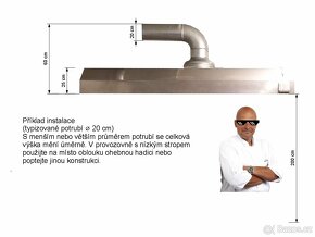 Nové nerezové průmyslové a gastronomické digestoře na míru - 9