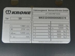 KRONE SD ProfiLiner  standart SAF - 9