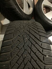 Alu kola Škoda R17 5X112 ZIMNÍ PNEU 225/45 PIRELLI - 9