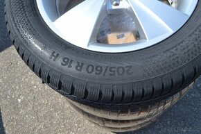 NOVÁ zimní orig.Alu sada Škoda Octavia IV -205/60R16 - 9