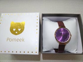 Pomeek Violet dámské hodinky kočka fialové - 9