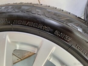 Alu kola R16 5x120 BMW + letní pneu 205/60/16 Bridgestone - 9