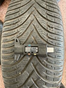 Originalní ALU kola Škoda 5x112 r16 zimní pneu 6mm - 9