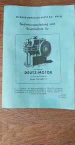 Stabilní motor Deutz 4ps - 9