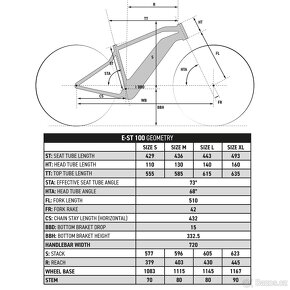 Nové horské elektrokolo E-ST100, 27,5" velikost M - 9