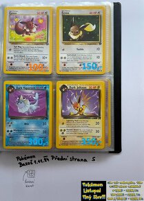 Kusové Pokémon VINTAGE karty (KARTY STARÉ PŘES 20LET)(1) - 9