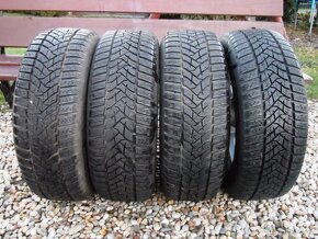 Originál Alu Kola Škoda16 +Pneu Zimní Dunlop 215/60/16 5x112 - 9