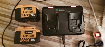 Aku pro nářadí DeWALT 20V/ 9.0mAh+Dual nabíječka, nové. - 9