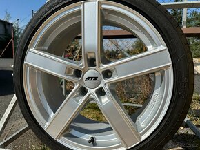 Alu kola 5x112 r18 ATS + pneu 225/40/18 TOP STAV i CENA - 9