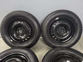 Originál 15" VW Škoda 5x100 zimní pneu 7-8mm - 9