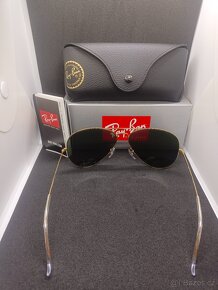 Sluneční brýle Ray Ban G-15 green, pouzdro, krabička,zánovní - 9