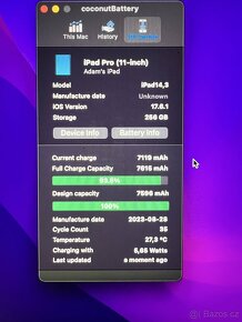 iPad Pro 11 M2 256GB Apple Pencil záruka obal sklo paperlike - 9