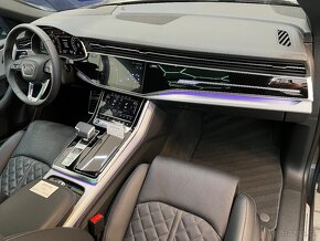 Audi Q8 50TDi,210kW,Quattro,SlineLaserTažnéVzduchWebastoNOVÁ - 9