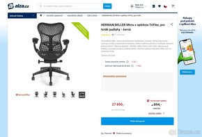 Kancelářská židle Herman Miller Mirra 2 NOVÁ (PC 28 000,-) - 9