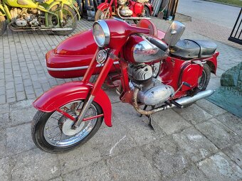 Jawa 360 se sidecar z roku 1966 - 9