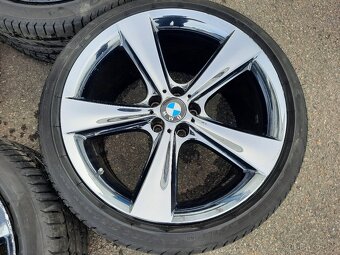 BMW X5, X6 Originál 21" sada style 128 Chromy - 9