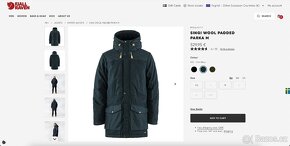 Zateplená párka Fjallraven Singi Wool Padded Parka M - 9