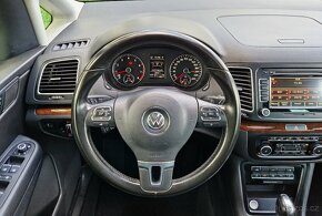 VW SHARAN 2.0TSI AUTOMAT - 7 MÍST - TAŽNÉ VÝHŘEV 2xALU KOLA - 9