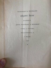 Dějiny ženy Svazek I. - IV. - Stanislav Kostka Neumann - 9