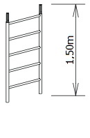 Pracovní věž / lešení Eurosolo-S6 (pojízdné) - NOVÉ - 9