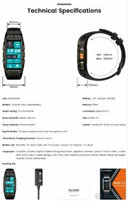 Smart Watch kospet tank x1 - 9