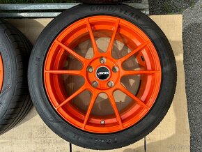 Alu kola 5x112 r17 AUTEC WIZARD Racing Orange - 9