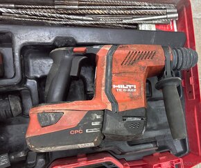 HILTI TE 6-A22 + TE-AC 2 AKU KLADIVO + ÚHLOVÉ SKLÍČIDLO - 9