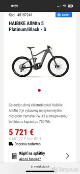 Haibike almnt 5 bosh 750wh - 9