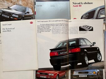 Audi 80, Audi 90, Audi Coupé, Audi 100 prospekty, příručky - 9